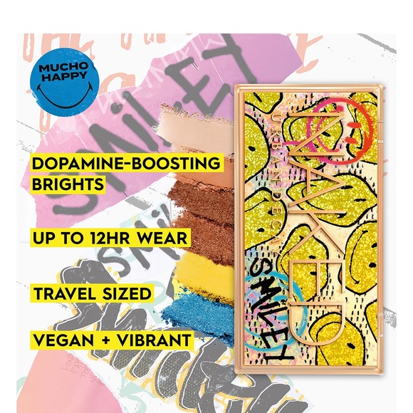 Urban Decay X Smiley Mucho Happy Eyeshadow Palette - Picture 6 of 7